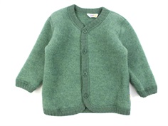 Joha green cardigan merino wool